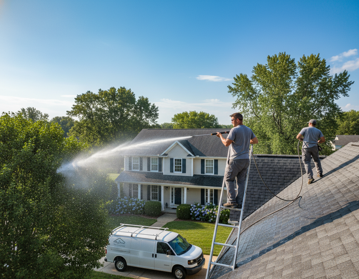 Roof Cleaning In Hilliard